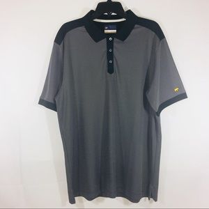 Jack Nicklaus Staydri Golf Polo Shirt Gray Black